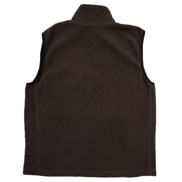 𝅺B.U.M. Equipment Brown Zip-Up Fleece Vest Jacket - Picture 2 of 6